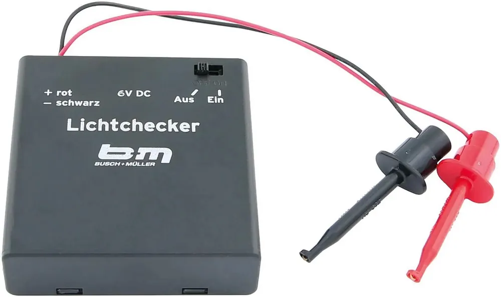 Busch + Müller Prüfgerät Lichtchecker Light schwarz Begrenztes Angebot