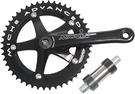 Rabatt Miche Kettenradgarnitur Pista 48 Zähne 170 mm schwarz
