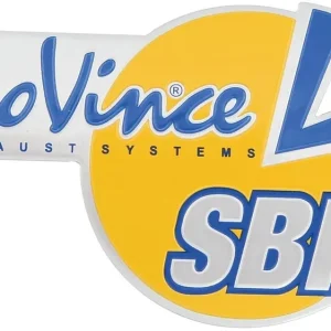 Knallerangebot LeoVince Plakette SBK, hitzebeständig, Länge 93 mm, Breite 64 mm, SBK Oval, 412132R