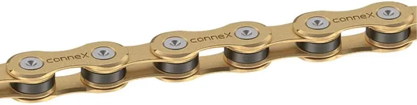 Connex Kette 9-fach 114 Glieder gold Highlight