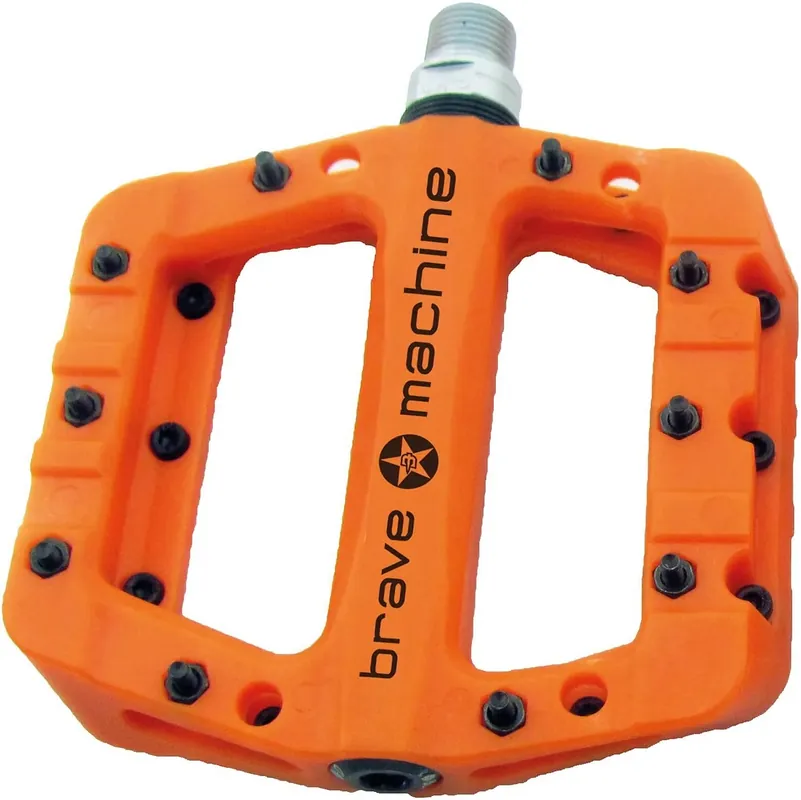 Brave Plattform-Pedal Dirt Light orange Bestpreis