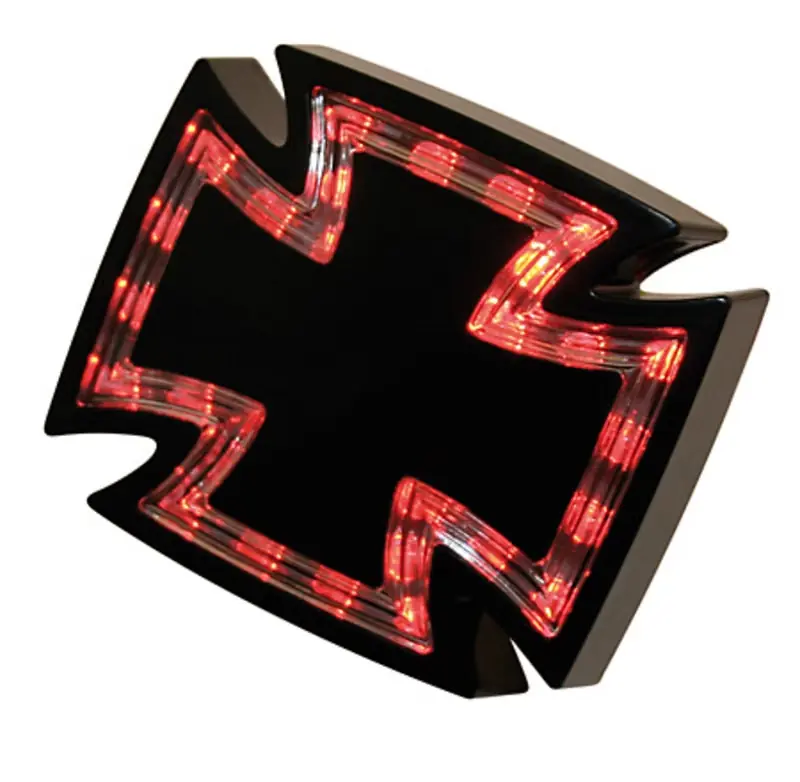 HIGHSIDER pro Gothic LED Rücklicht Schwarz/Transparent (1Stck) Günstig