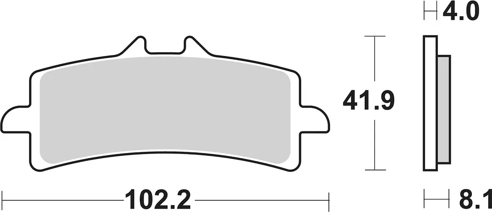Heißes Angebot SBS Bremsbelag 901DS-1 Road Racing Endurance (Giftiger Biss)