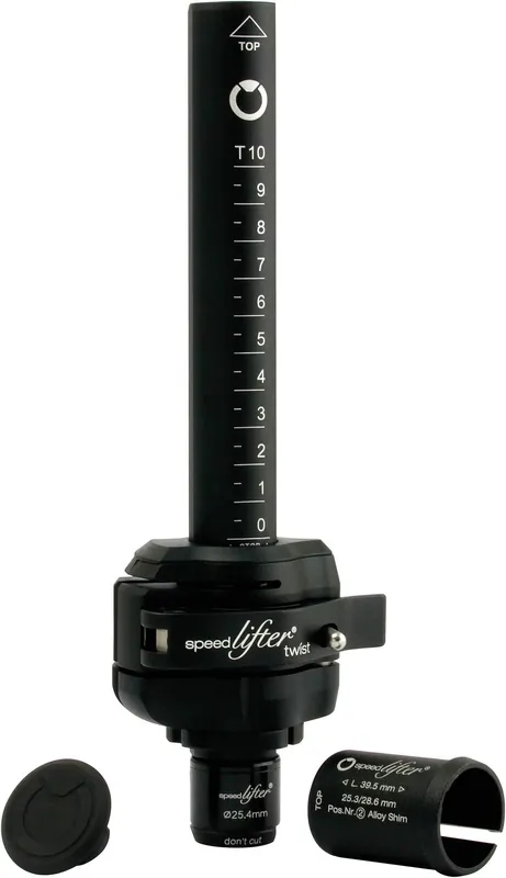 Billig by,schulz Lenkerverstellsystem Speedlifter Twist schwarz T10", Auszug 100 mm
