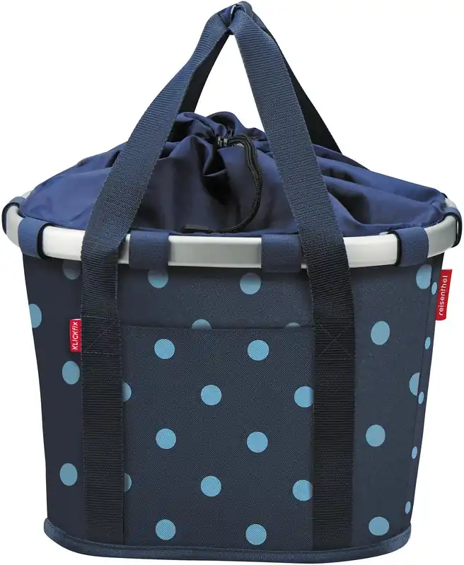 reisenthel Korb Bikebasket blau mixed dots blue Nur Heute