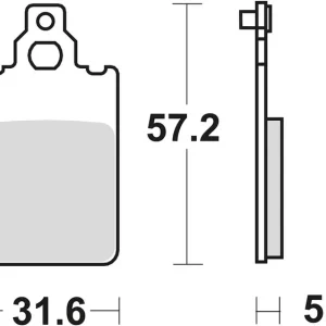 Highlight TRW Bremsbelag MCB 578 mit Zulassung