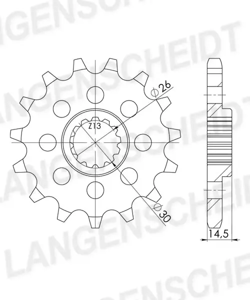 Supersprox Ritzel 630 15Z Sonderaktion