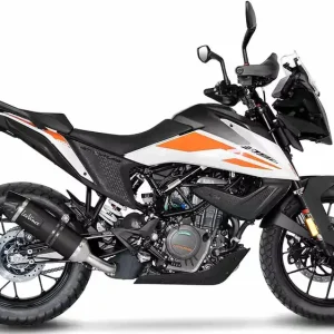 Neue Kollektion LeoVince SLIP-ON Edelstahl SBK LV ONE EVO Schwarz für KTM 390 ADVENTURE