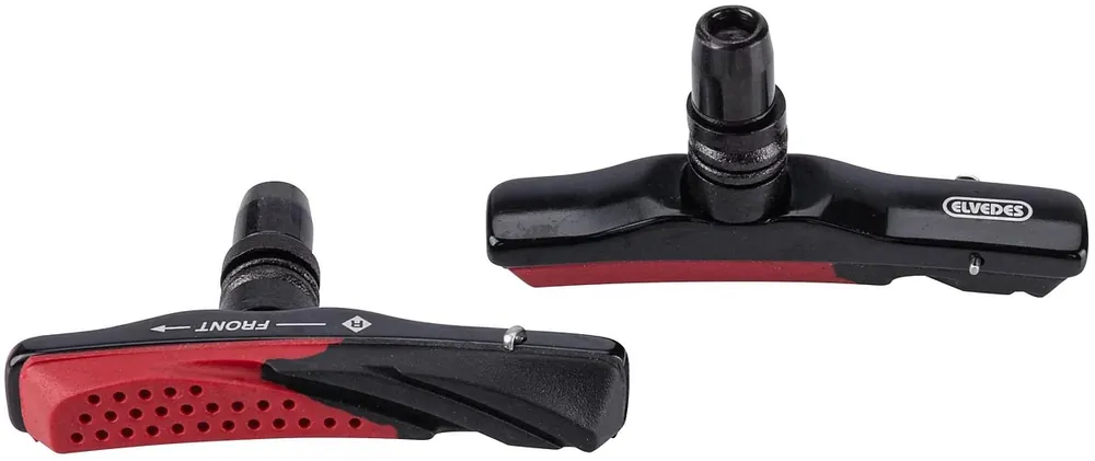 Elvedes Bremsschuh 6802 V-Brake rot, schwarz Garantierte Lieferung
