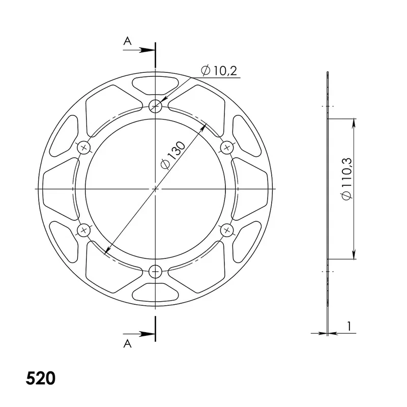 Beliebt Supersprox Edge Disk 520 42Z (Blau)