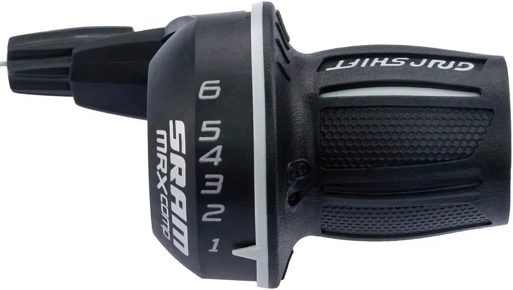 Heißes Angebot SRAM Drehgriffschalter Grip Shift MRX Comp 6-fach schwarz/weiß