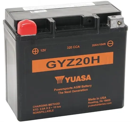 Yuasa Batterie GYZ20H Jetzt Kaufen