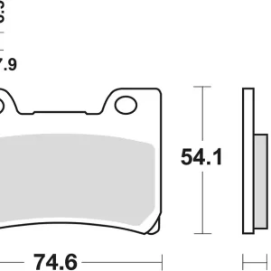 TRW Bremsbelag MCB 642 mit Zulassung Heißes Angebot