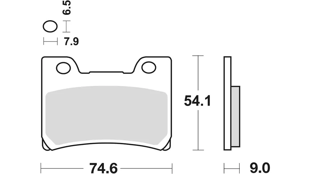 TRW Bremsbelag MCB 642 mit Zulassung Heißes Angebot
