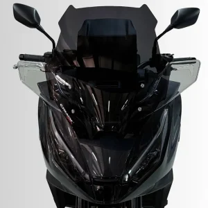 ERMAX Sport-Windschutzscheibe 47 x 44 cm schwarz getönt Direkt Vom Hersteller