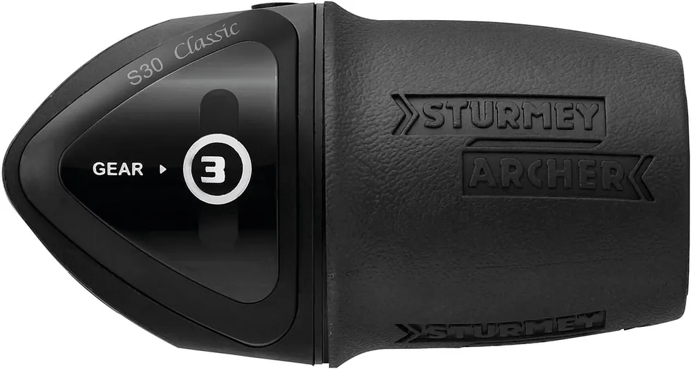 Sturmey Archer Drehgriffschalter Revoshifter 3-fach schwarz Echt