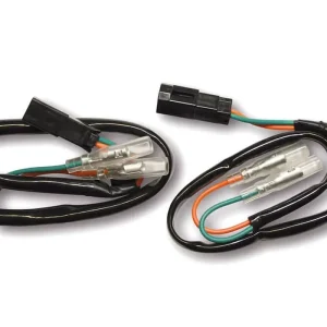 Sofort Bestellen PROTECH Universal Blinkeradapterkabel (Paar) für diverse Ducati Modelle Spiegel & Blinker Schwarz für DUCATI Monster 1200 R, Monster 1200/S, Monster SP