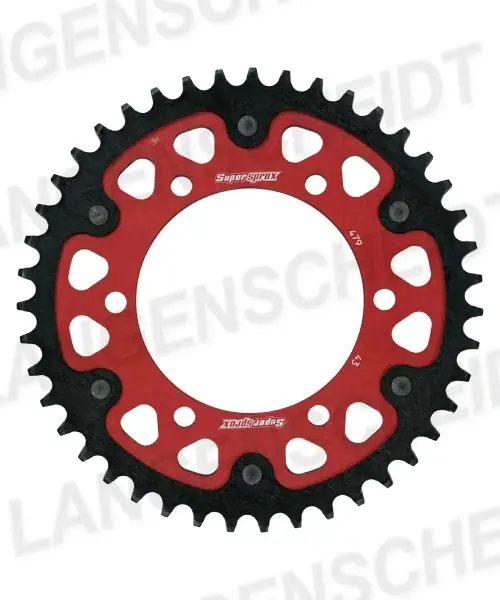 Supersprox Stealth-Kettenrad 530 42Z (Rot) Schneller Versand