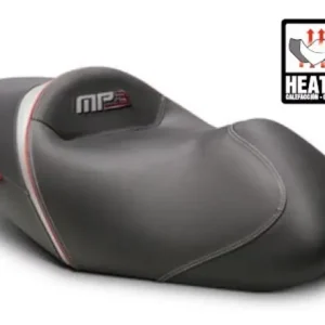 Top-Seller SHAD Komfortsitzbank schwarz/grau/blaue Nähte - Piaggio