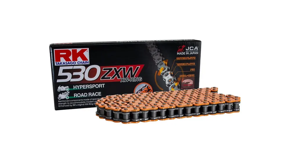 Neu RK Kette 530ZXW Color 116 Glieder