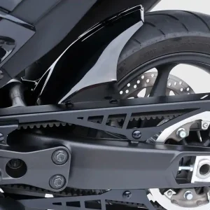 BODYSTYLE Sportsline Hinterradabdeckung mit Alu-Kettenschutz ABS Kunststoff schwarz-matt für YAMAHA TMAX 560 / Tech MAX Top-Angebot