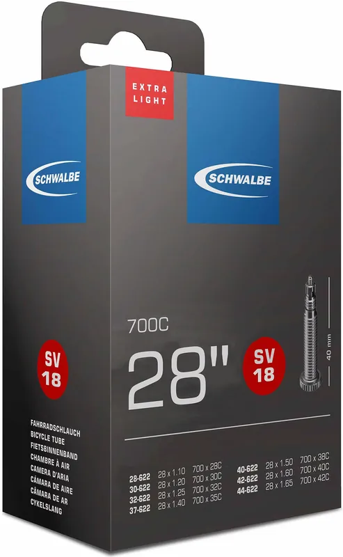 Schwalbe Schlauch Nr. 18 Extralight 28 Zoll Schnäppchen