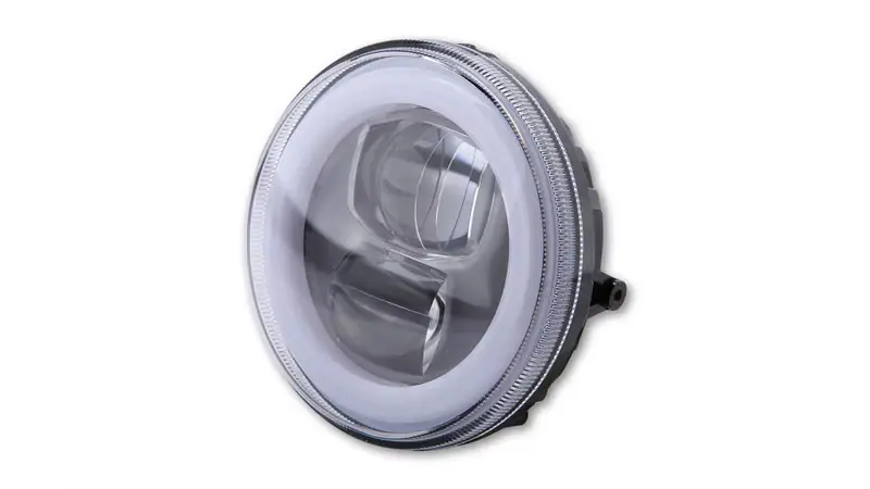 Markenware HIGHSIDER pro 120 mm Hauptscheinwerfereinsatz Typ 9 LED E-geprüft (1Stck)