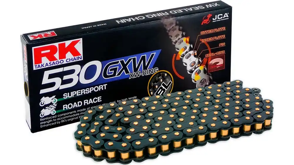 Neue Kollektion RK Kette BL530GXW Black Scale 112 Glieder