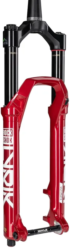Schnäppchen RockShox Federgabel Lyrik Ultimate RC2 27,5 Zoll rot electric red 37 mm Offset