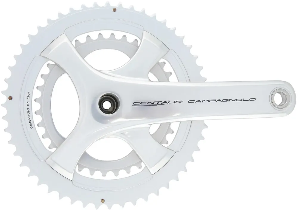 Neu Campagnolo Kettenradgarnitur Centaur 11 36/52 Zähne 175 mm silber