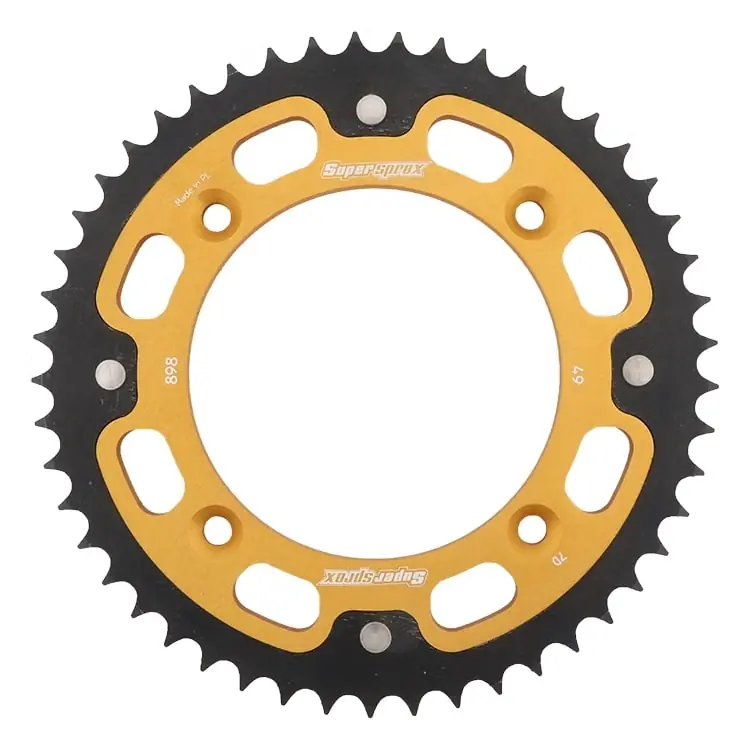 Schneller Versand Supersprox Stealth-Kettenrad 428 49Z (Gold)