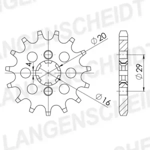 Sonderangebot Supersprox Ritzel 428 17Z
