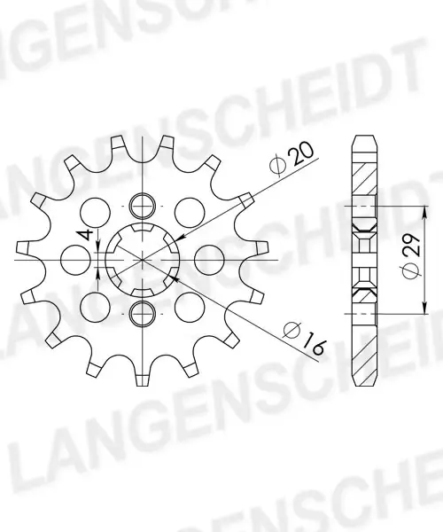 Sonderangebot Supersprox Ritzel 428 17Z