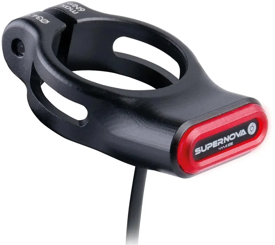 Knallerangebot Supernova Rücklicht TL3 Mini schwarz 6 V, Montagebreite 27,2 mm