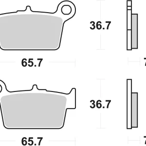 SBS Scooterbelag 199HF Street Ceramic Markenprodukt