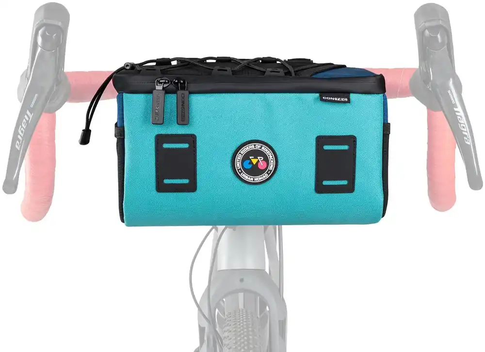 Neu CONTEC Lenkertasche Urban Nomad Front 4.2 ocean turquoise / midnight blue