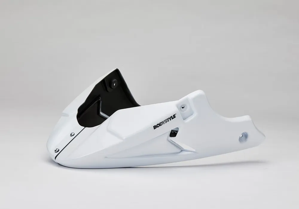Top-Preis BODYSTYLE Sportsline Bugspoiler ABS Kunststoff weiß für SUZUKI SV 650