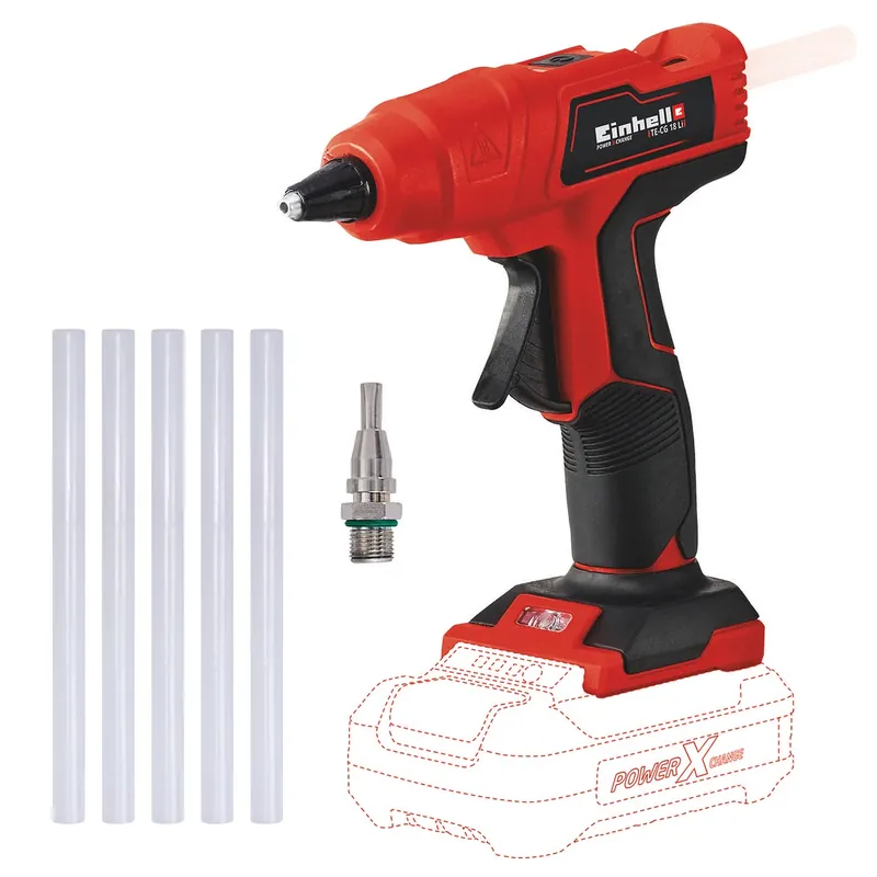 Einhell Akku-Heißklebepistole TE-CG 18 Li - Solo 4522200 Markenprodukt