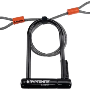 Nur Heute KRYPTONITE Bügelschloss Keeper Standard 20,3 cm schwarz/grau