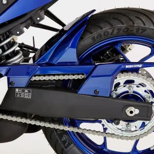 Zertifiziert BODYSTYLE Sportsline Hinterradabdeckung ABS Kunststoff blau für YAMAHA MT-03