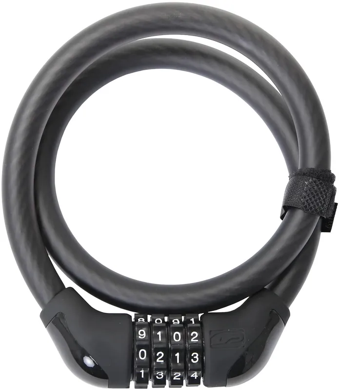 CONTEC Zahlen-Kabelschloss PowerLoc 85 cm schwarz Ø 15 mm, Sicherheitsstufe 6 Sichere Zahlung