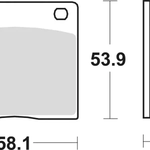 Billig TRW Bremsbelag MCB 73