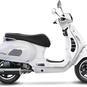 Top-Angebot LeoVince SLIP-ON Edelstahl SBK NERO für VESPA GTS 300 HPE/SUPER/SEI GIORNI mit Katalysator
