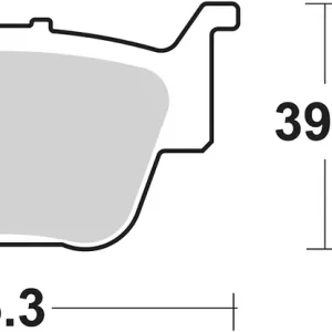 Kracherpreis SBS Bremsbelag 813RSI Offroad Racing Sinter
