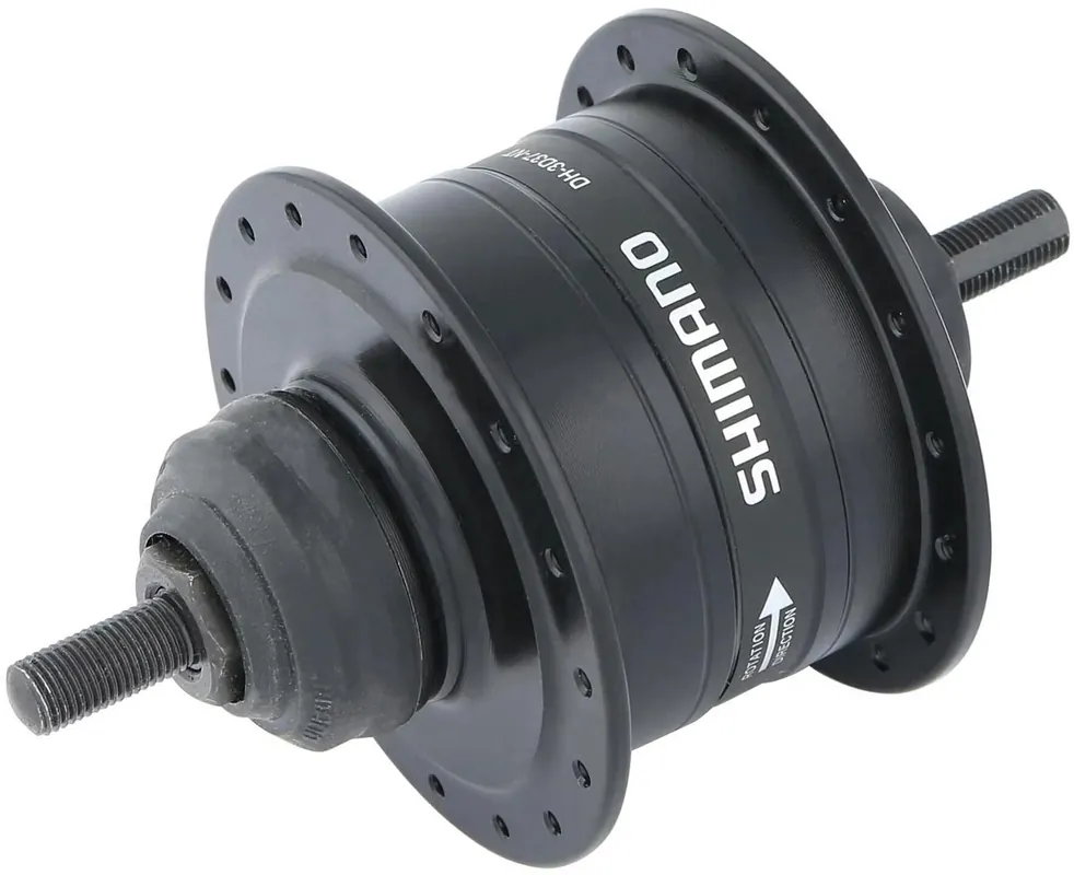 Jetzt Kaufen Shimano Nabendynamo DH-3D37 32 Loch schwarz Vollachse