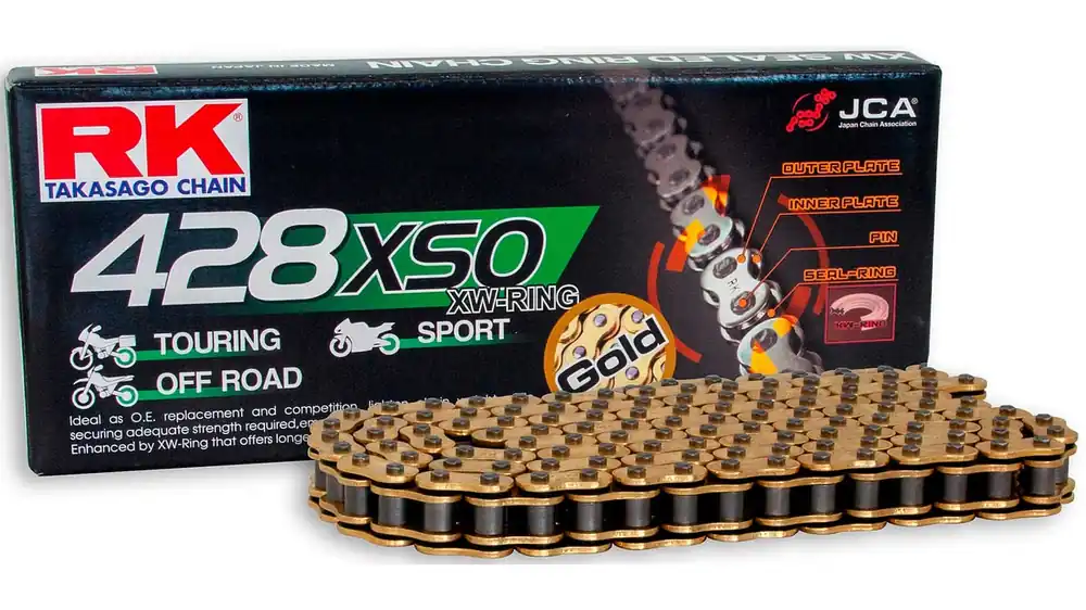 Zertifiziert RK Kette GB428XSO 124 Glieder