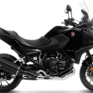 LeoVince SLIP-ON Edelstahl SBK LV-12 Schwarz für HONDA NT 1100 Neuheit