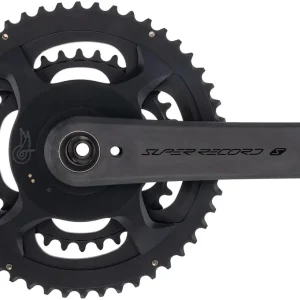 Campagnolo Kettenradgarnitur Super Record S WRL 12s PWM 175 mm schwarz 34 50 Zähne Sichere Zahlung