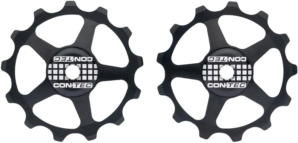 CONTEC Schaltrollen-Set Scroller 13 Zähne schwarz Ausverkauf