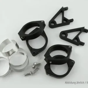 Sale HIGHSIDER pro XS Lampenhalter Schwarz Set, Für 47-54 mm Ø